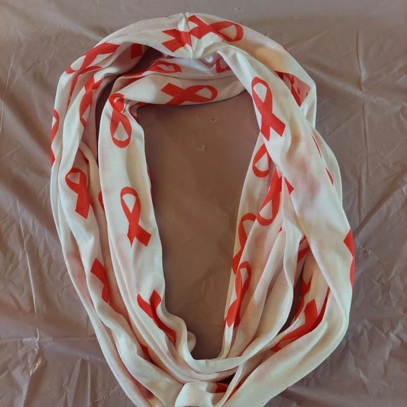 AIDS Awareness ribbon Scarf - Picture 1 of 3